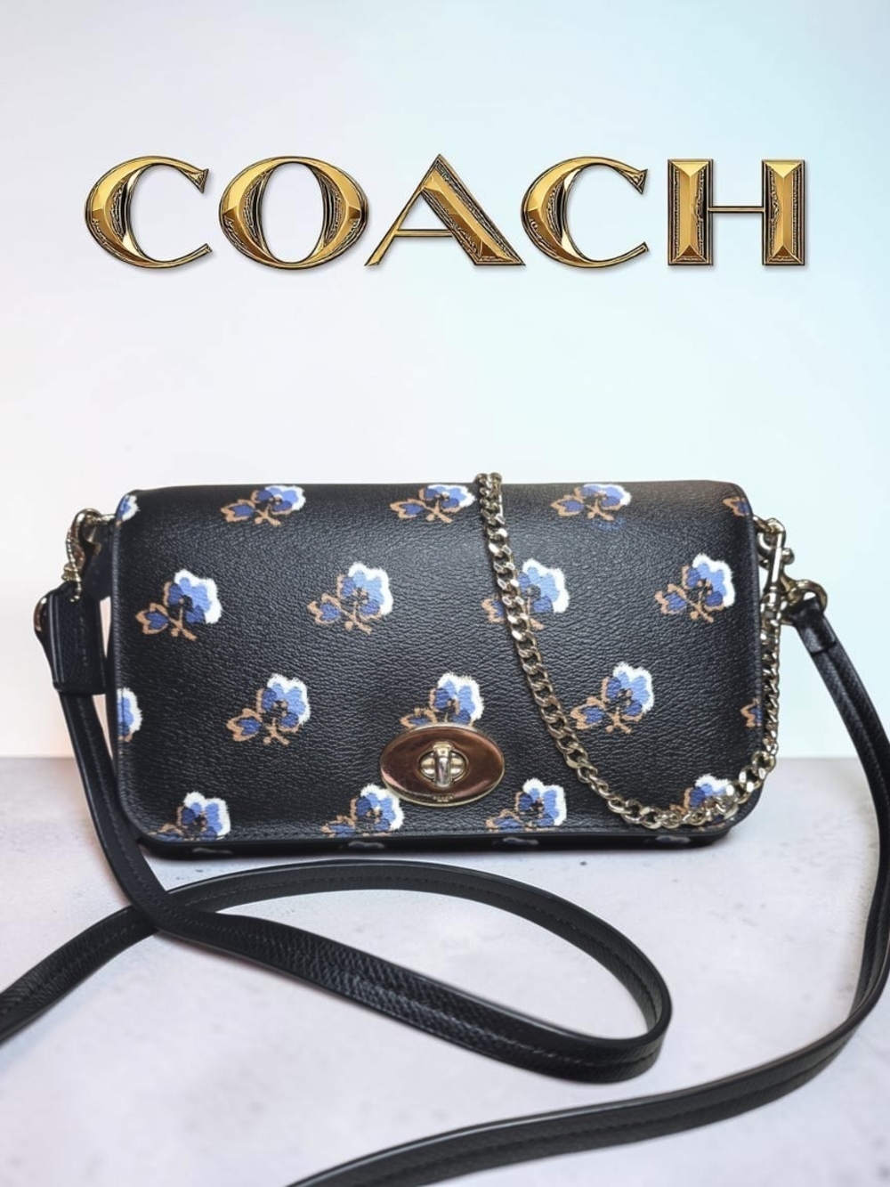 COACH Mini Ruby Crossbody in Bramble Rose EUC